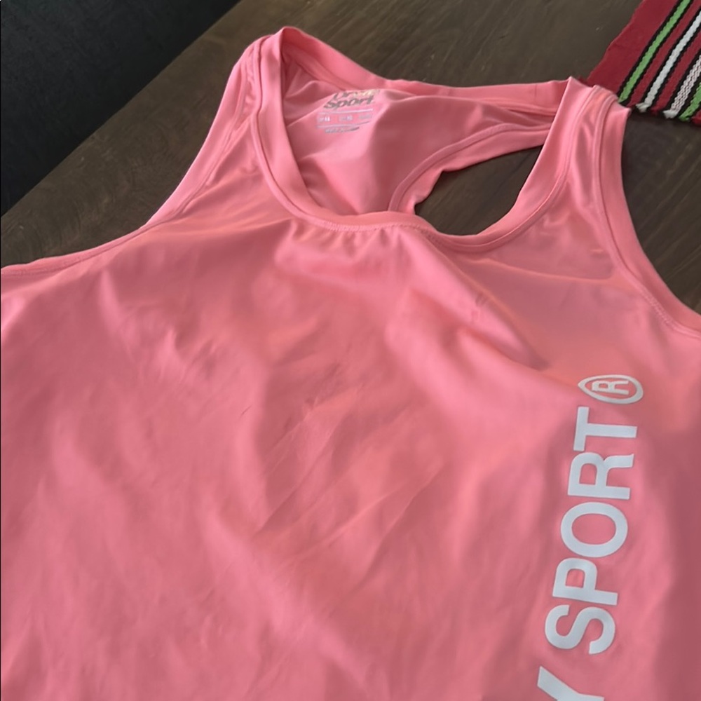 Superdry Sport Neon Pink Tank Top